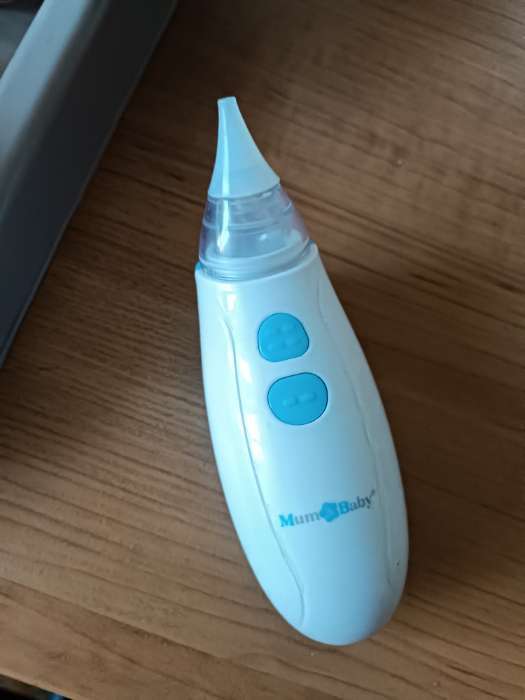 Фотография покупателя товара Детский назальный аспиратор, 2 насадки, электрический: 2 режима работы, на батарейках - Фото 1