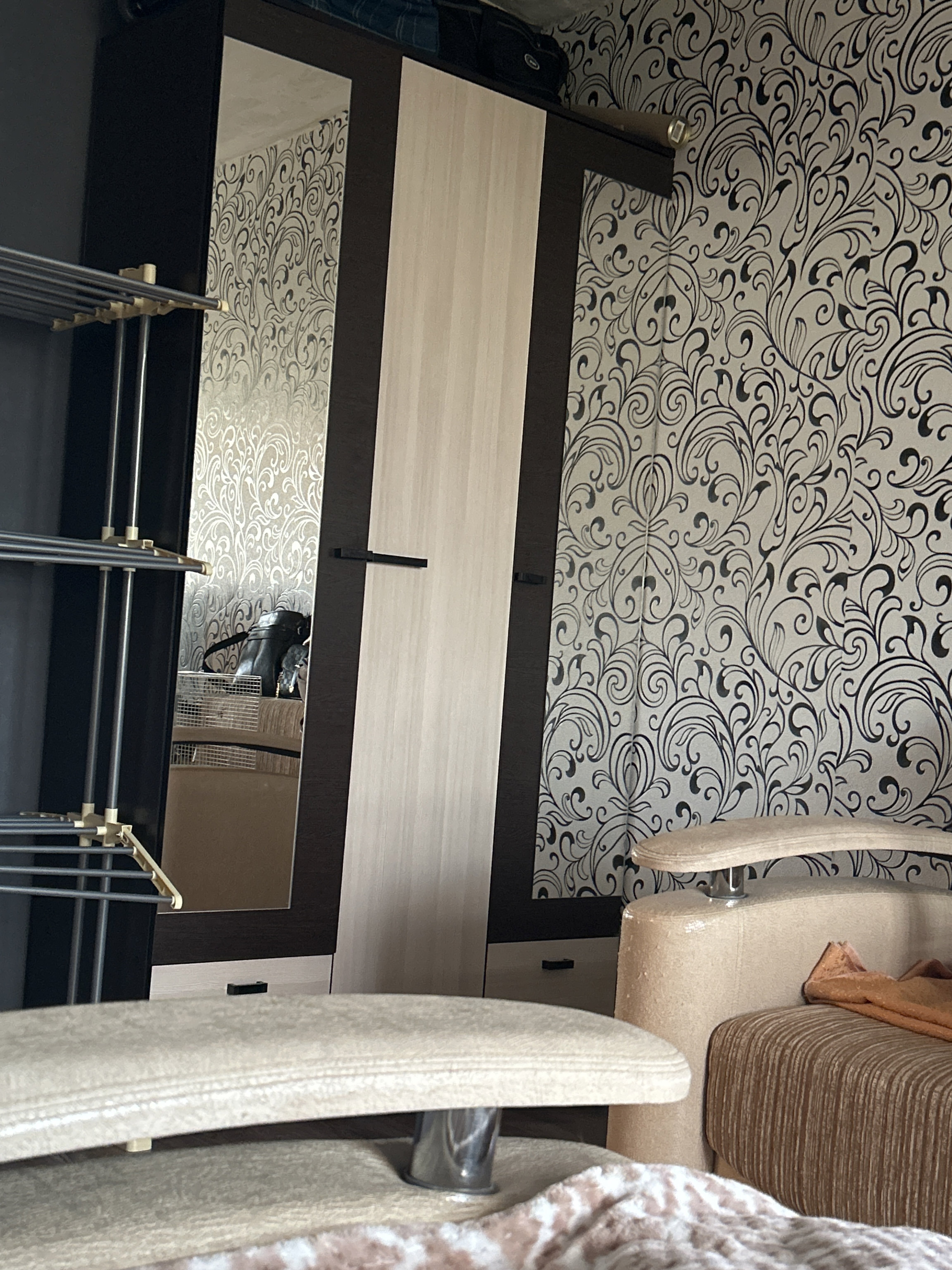 Фотография покупателя товара Шкаф прямой «Адель», 800×470×2100 мм, цвет венге/сосна лоредо - Фото 1