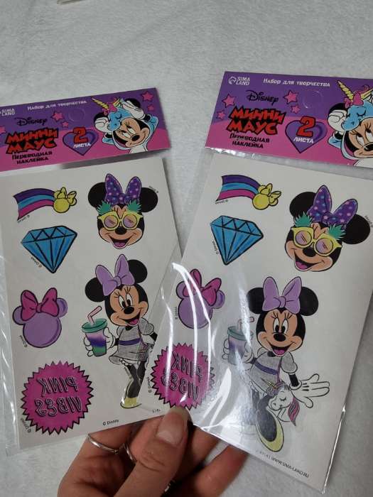 Фотография покупателя товара Набор детских татуировок «Минни Маус: Единорог» - Фото 3