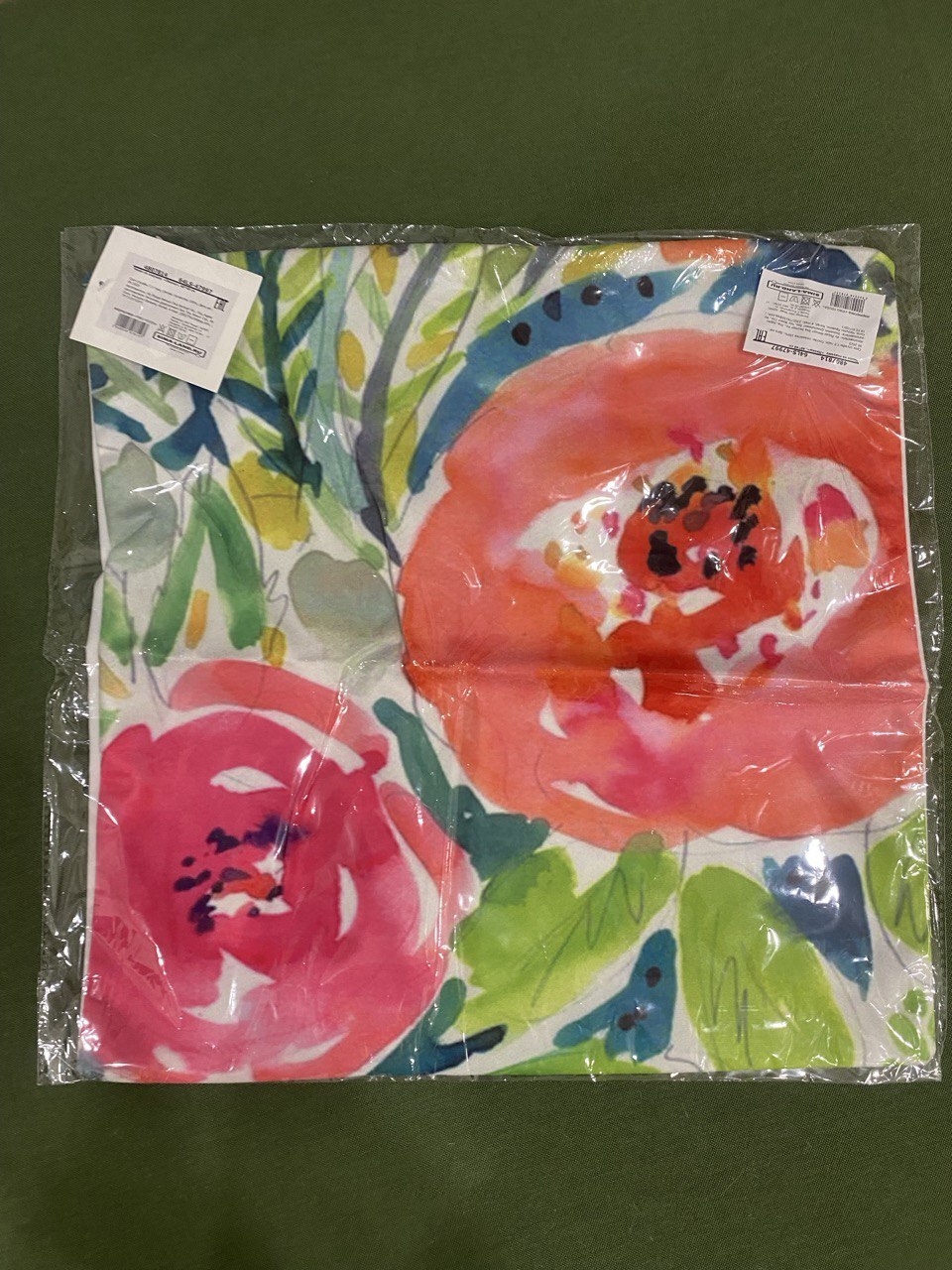 Фотография покупателя товара Наволочка декоративная «Этель. Пионы», 40×40 см - Фото 1