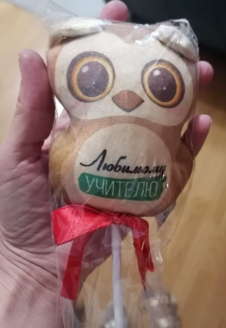 Фотография покупателя товара Мягкая игрушка в букет «Любимому учителю» - Фото 2
