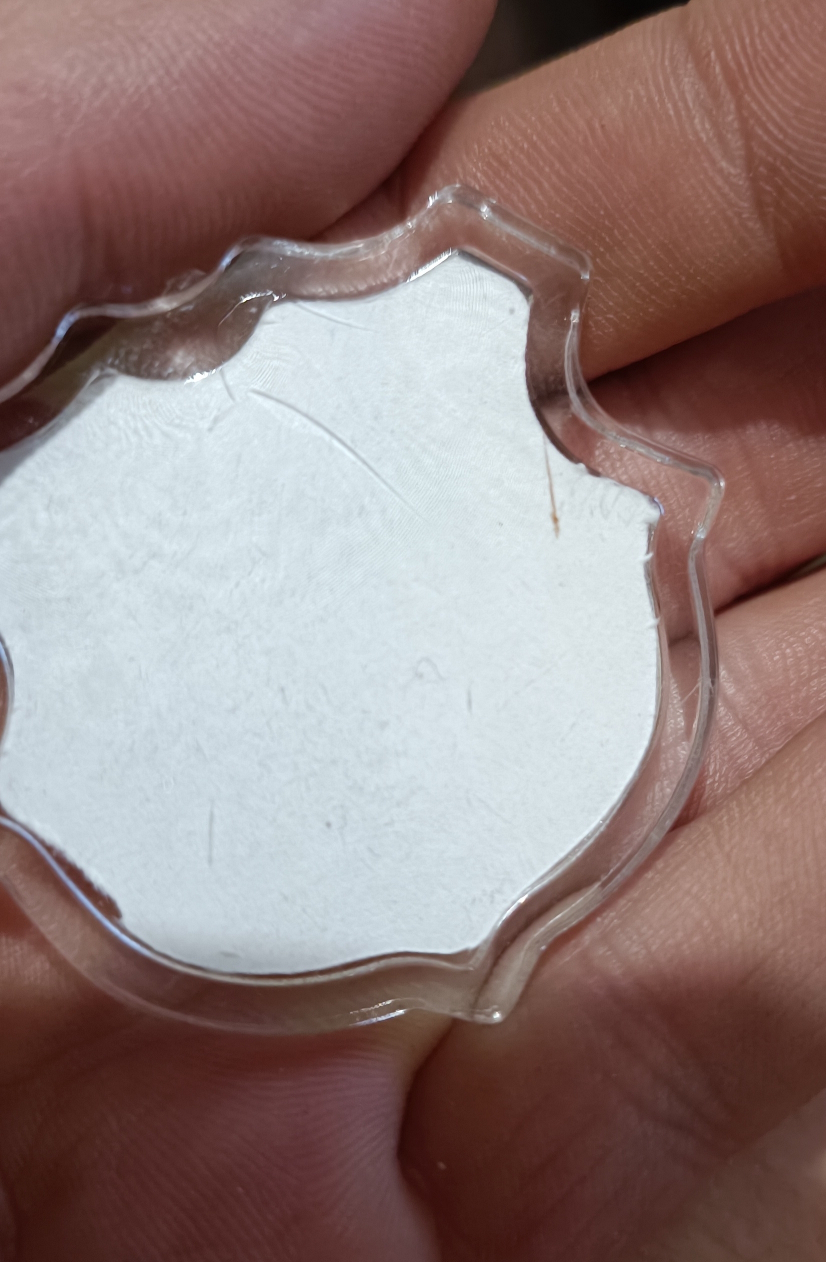 Фотография покупателя товара Заготовка магнита в форме герба, набор из 2 деталей, вставка 3.7×3.5 см - Фото 1