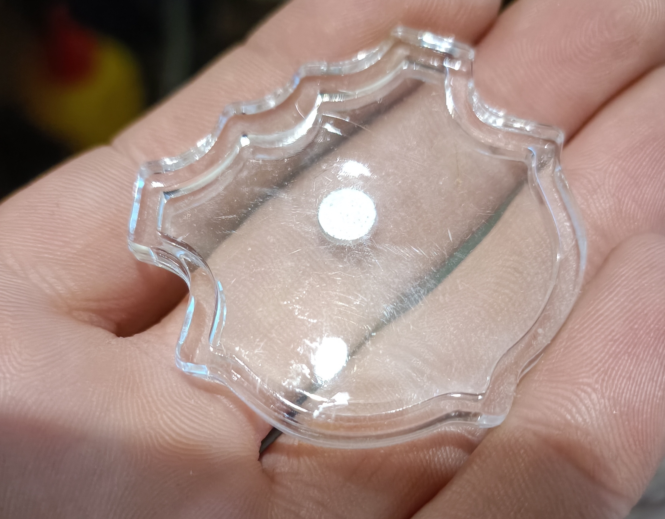 Фотография покупателя товара Заготовка магнита в форме герба, набор из 2 деталей, вставка 3.7×3.5 см - Фото 2