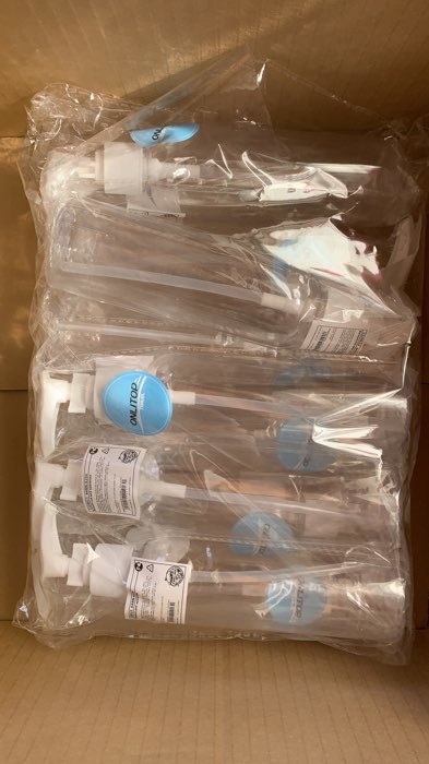 Фотография покупателя товара Бутылочка для хранения, с дозатором, 200 мл, цвет белый/прозрачный