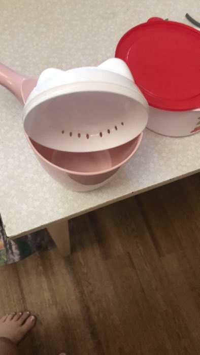 Фотография покупателя товара Ковш для купания и мытья головы, детский банный ковшик, хозяйственный «Котофей», 1 литр, цвет розовый - Фото 12