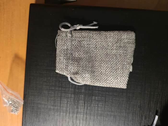 Фотография покупателя товара Холщовый мешочек для украшений, подарков и трав, текстиль «Эко», серый, 7×9 см - Фото 18