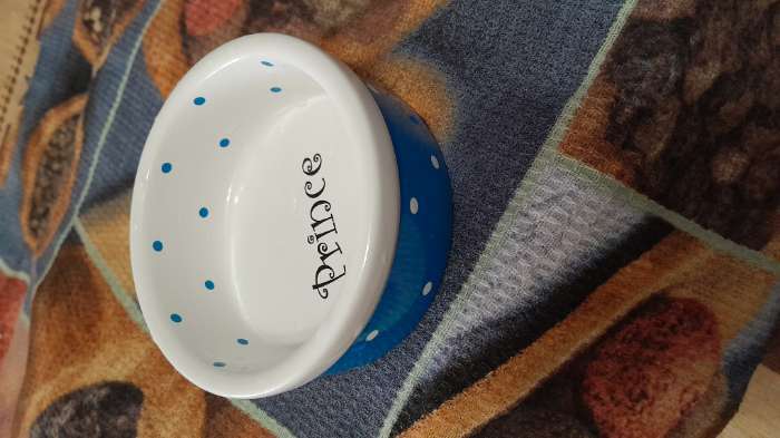 Фотография покупателя товара Миска Princess, 100 мл, малая, 8.5×3.5 см, керамика, розовая - Фото 1