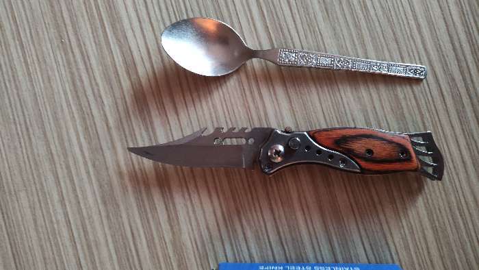 Фотография покупателя товара Нож складной "Пескарь" 14,7см, клинок 64мм/1,5мм - Фото 7