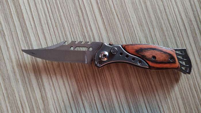 Фотография покупателя товара Нож складной "Пескарь" 14,7см, клинок 64мм/1,5мм - Фото 8