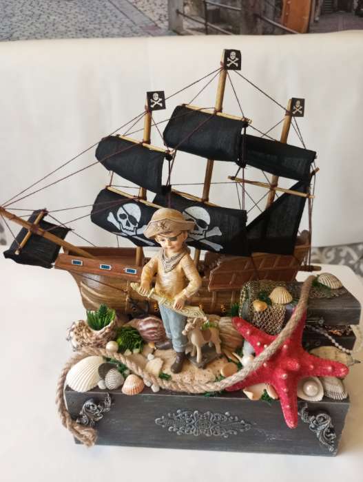 Фотография покупателя товара Сувенирная модель корабля «Волк» - Фото 1