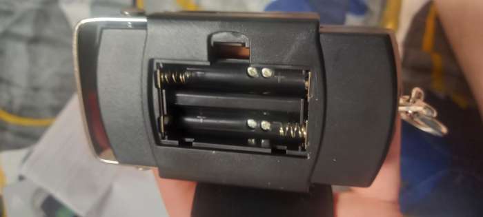 Фотография покупателя товара УЦЕНКА Весы-безмен LuazON LV-505, электронный, до 50 кг, точность до 10 г, подсветка, чёрный - Фото 5