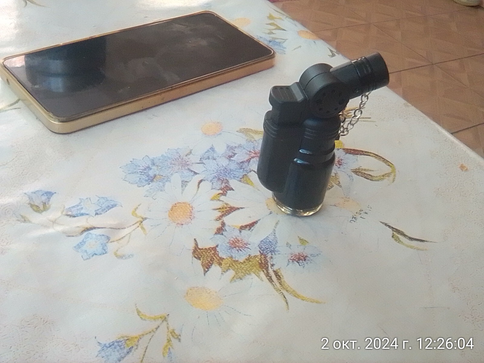 Фотография покупателя товара Газовая горелка туристическая с пьезоподжигом, 2.4×4.6×7.8 см, чёрная - Фото 5