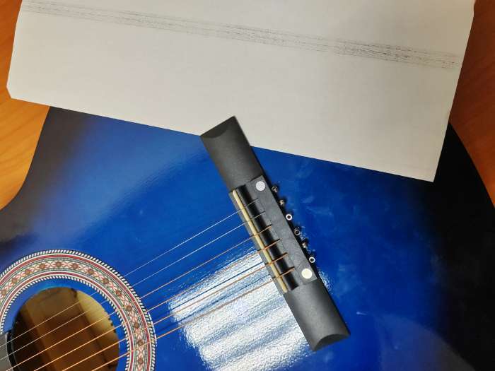 Фотография покупателя товара Гитара акустическая Music Life QD-H38Q-J, синяя, 97 см с вырезом - Фото 3