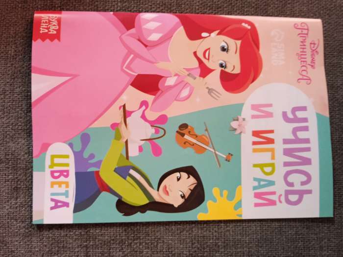 Фотография покупателя товара Обучающая книга «Всё про время», 20 стр., А5, Принцессы - Фото 1