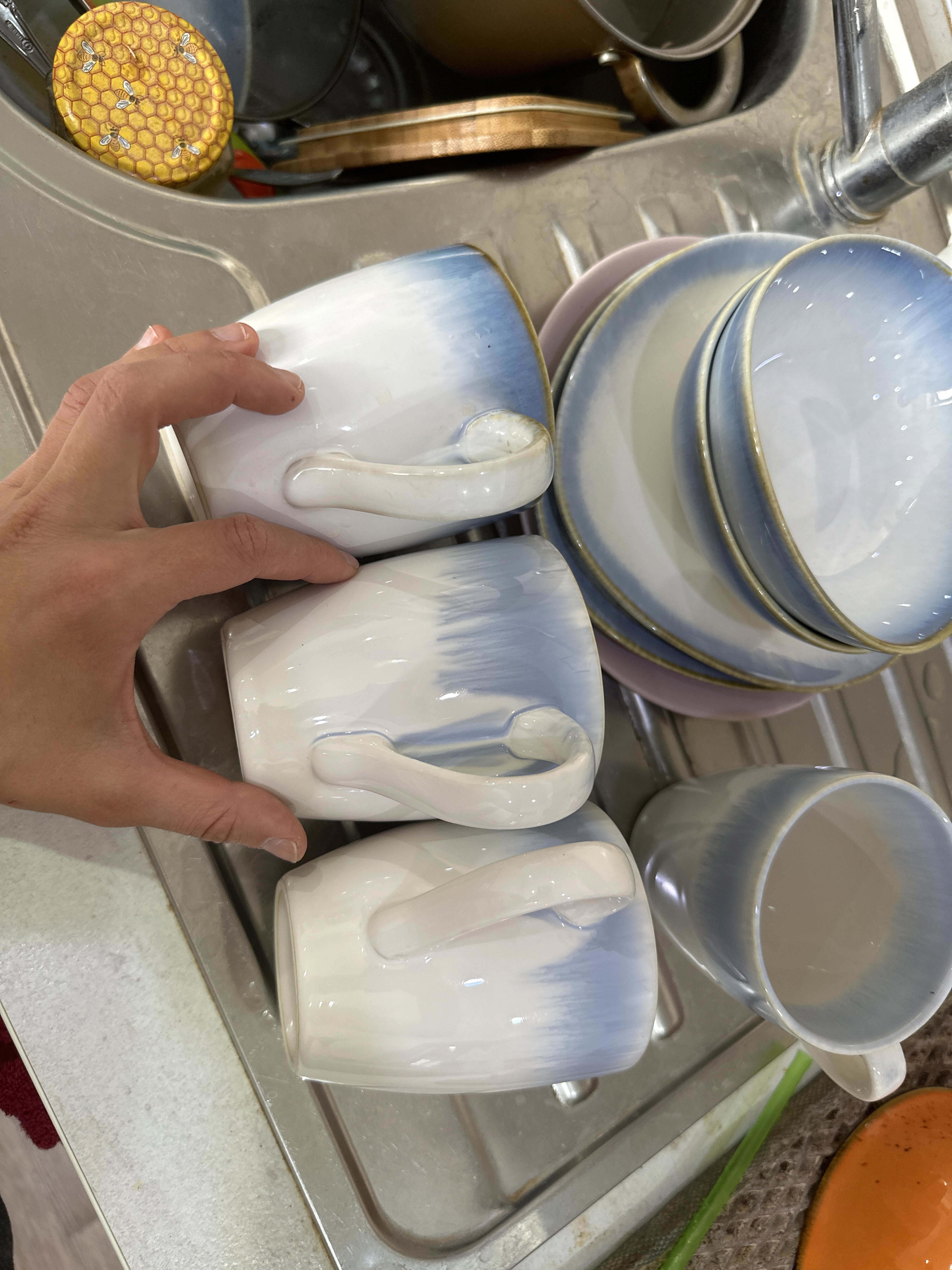 Фотография покупателя товара Кружка Magistro «Пэвэти», 350 мл, фарфор, белая, голубая - Фото 11