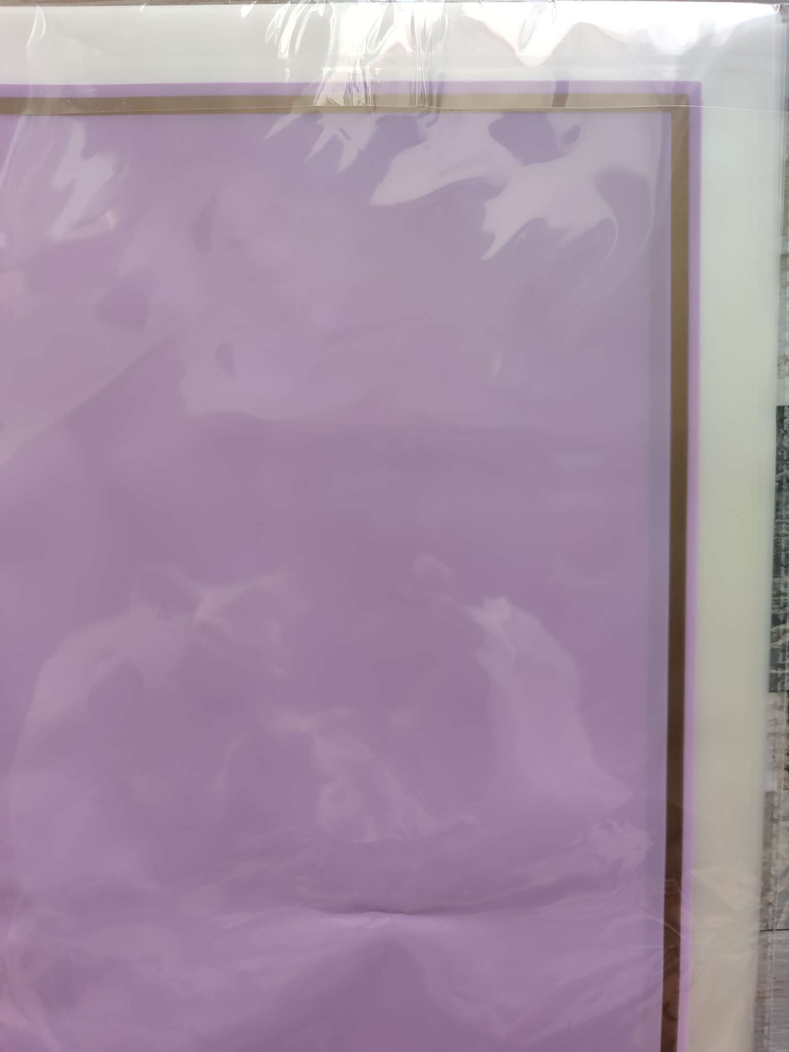 Фотография покупателя товара Пленка для цветов и букетов, матовая, голубая, 58×58 см, 50 мкм - Фото 5