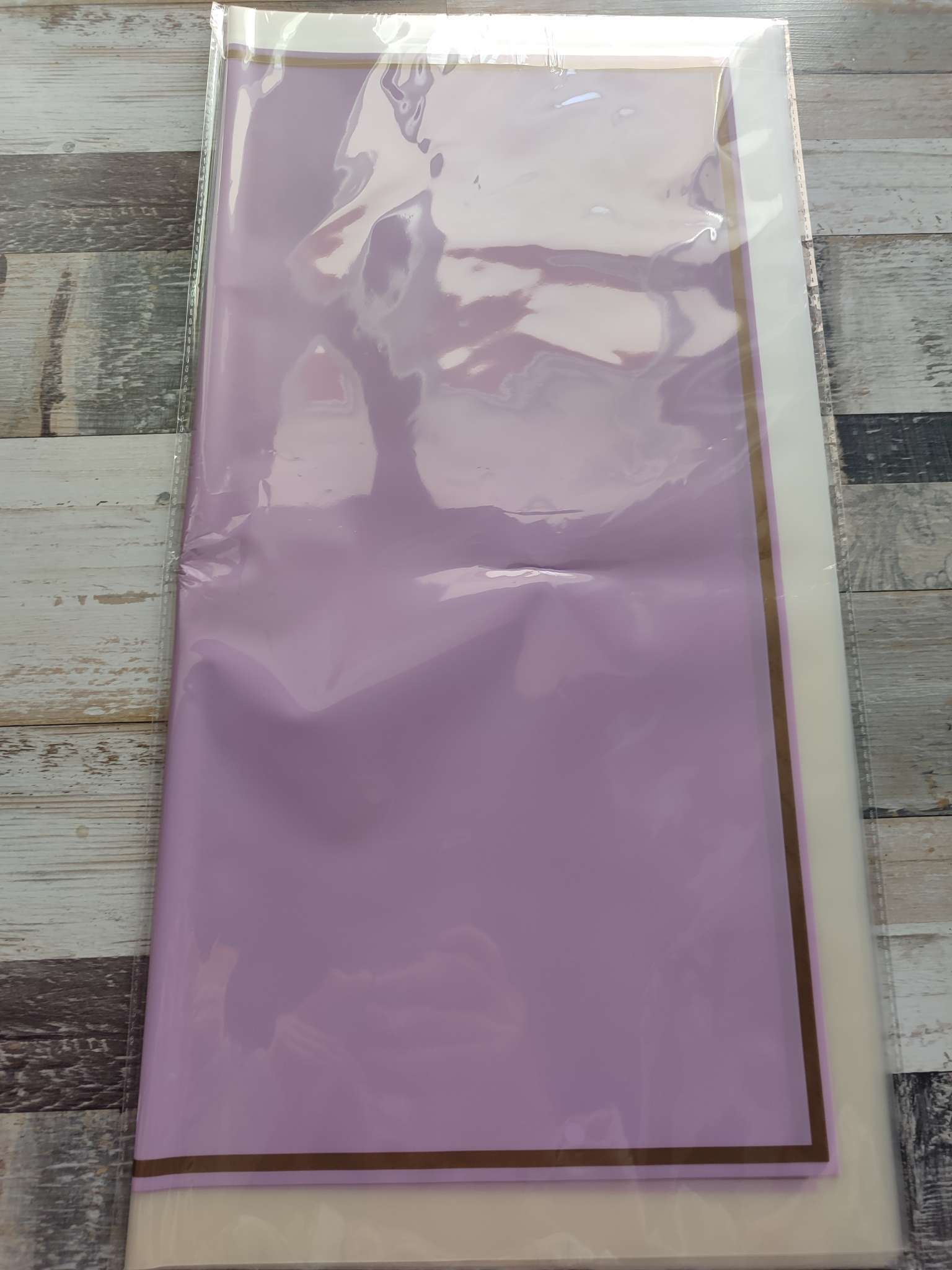 Фотография покупателя товара Пленка для цветов и букетов, матовая, голубая, 58×58 см, 50 мкм - Фото 6