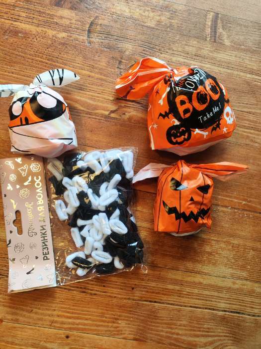 Фотография покупателя товара Резинки для волос на Хэллоуин «Страшные истории», 80 шт., d= 2,5 см. - Фото 2