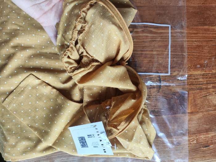 Фотография покупателя товара Платье детское MINAKU: Cotton collection цвет горчица, рост 104 - Фото 3