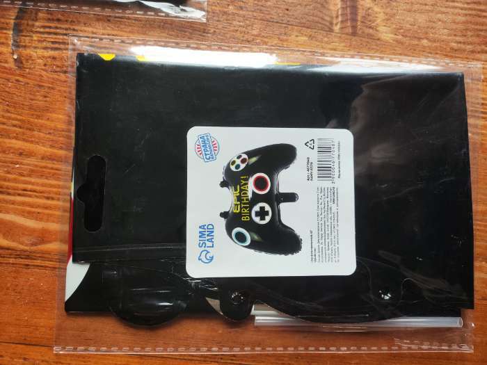 Фотография покупателя товара Воздушный шар фольгированный 22" «Джойстик» - Фото 1