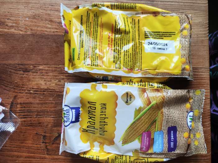 Фотография покупателя товара Крахмал кукурузный Relish, 200 г - Фото 1