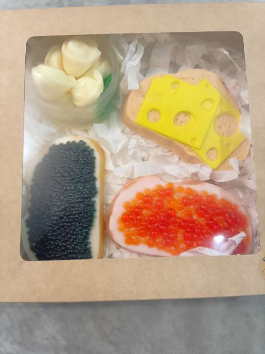 Фотография покупателя товара Коробка контейнер на вынос, с окном, крафт, 20×20×4 см - Фото 17