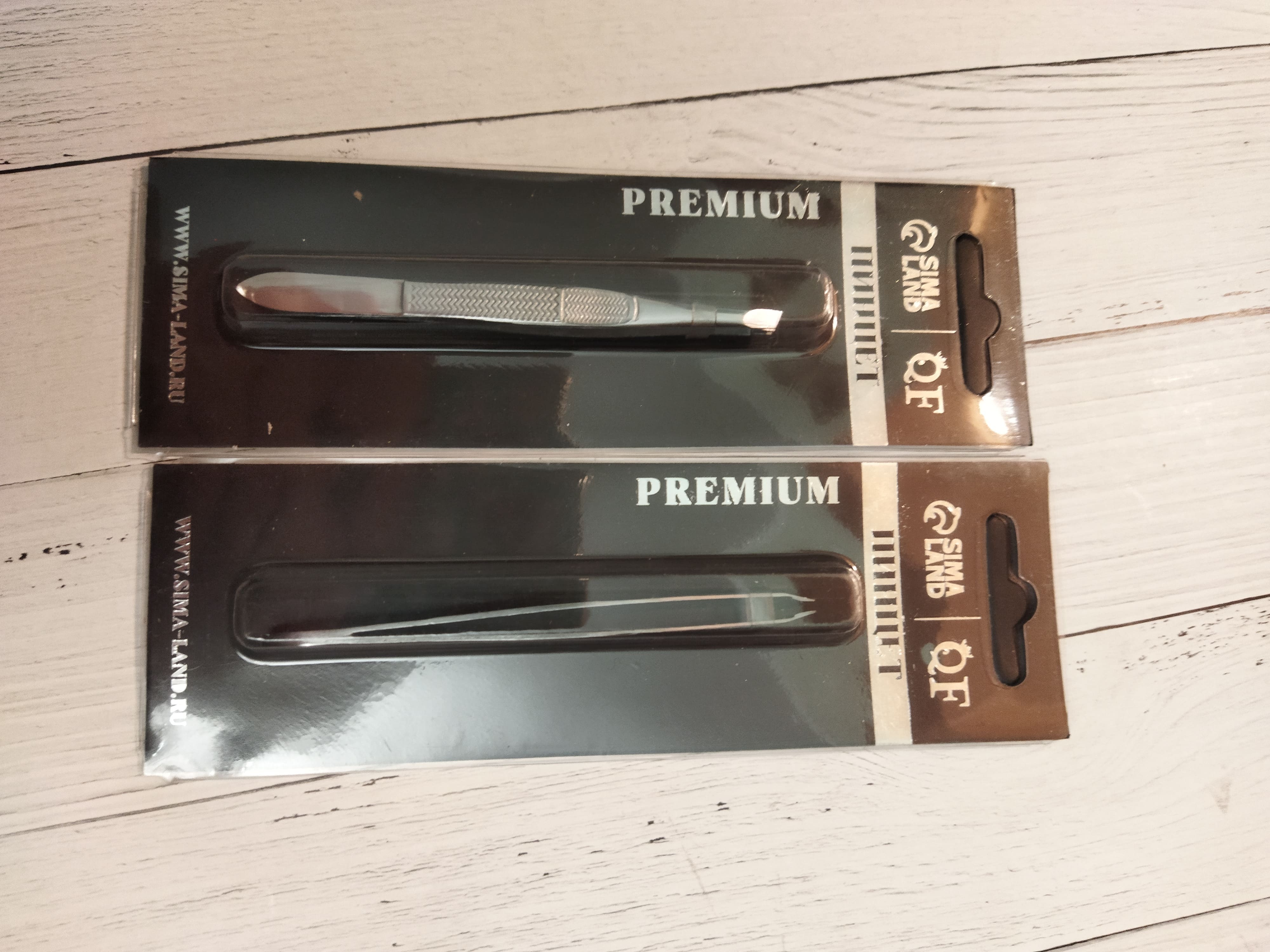 Фотография покупателя товара Пинцет для бровей профессиональный, скошенный, узкий, 9 см - Фото 1