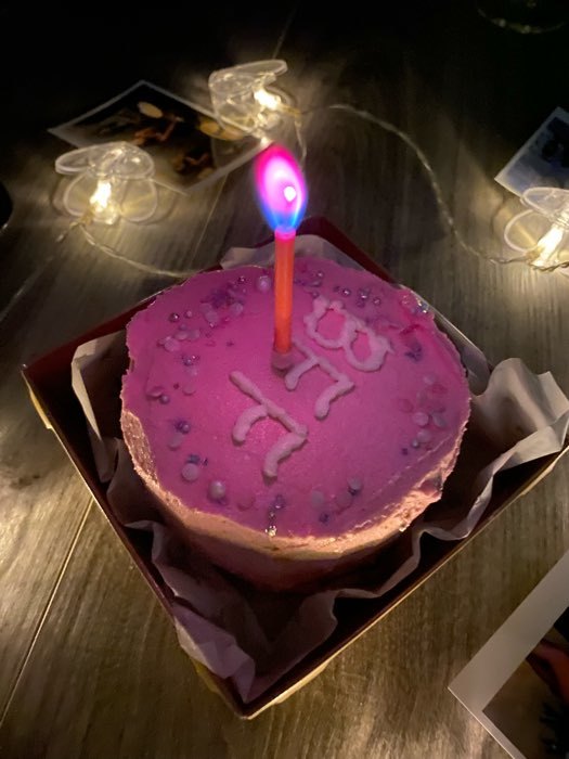 Фотография покупателя товара Свечи в торт "Цветное пламя", 6 см, набор 10 шт - Фото 7