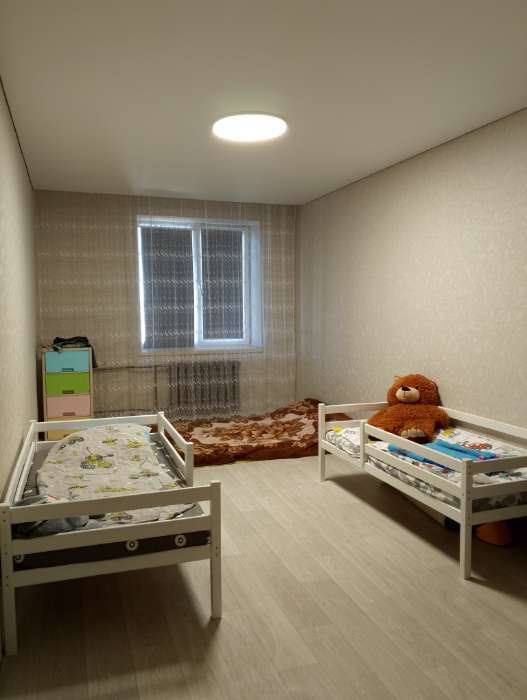 Фотография покупателя товара Кровать Сева, спальное место 1600х800, Белый/Массив Берёзы