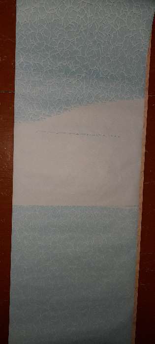 Фотография покупателя товара Обои бумажные "Паутинка", голубые, 0,53 x 10,05 м, 1807 - Фото 1