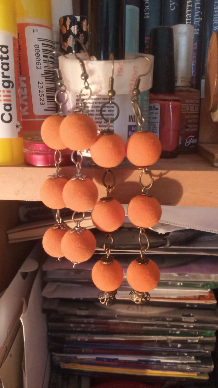 Фотография покупателя товара Бусины для творчества бархатное напыление «Сиреневая луна», набор 10 шт., d=1.4 см - Фото 3