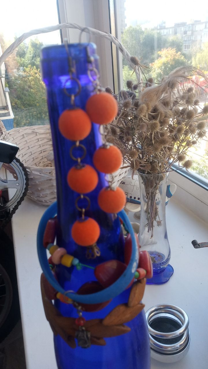 Фотография покупателя товара Бусины для творчества бархатное напыление «Сиреневая луна», набор 10 шт., d=1.4 см - Фото 4