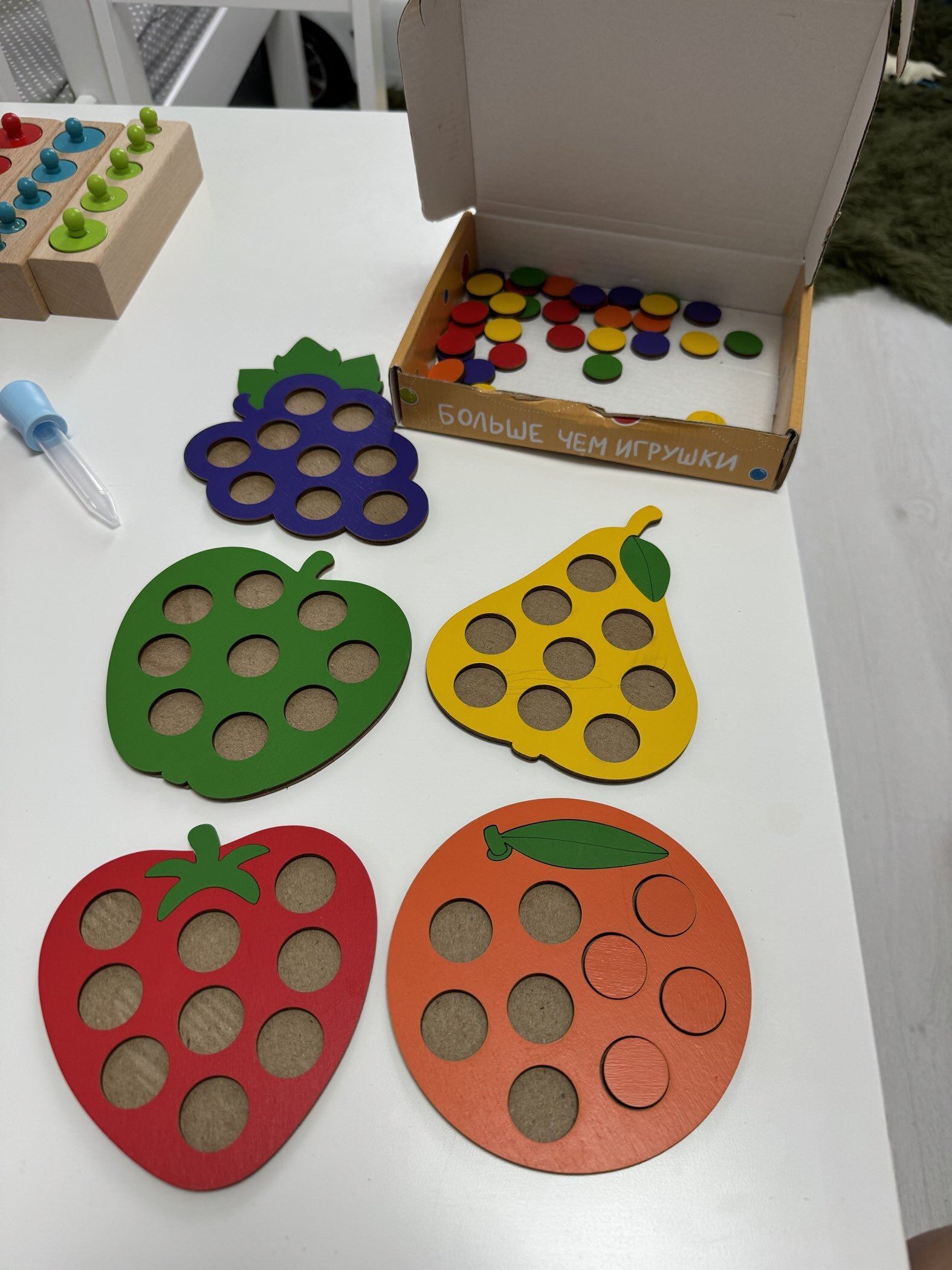 Фотография покупателя товара Мозаика «Фрукты» набор 5 шт. - Фото 1