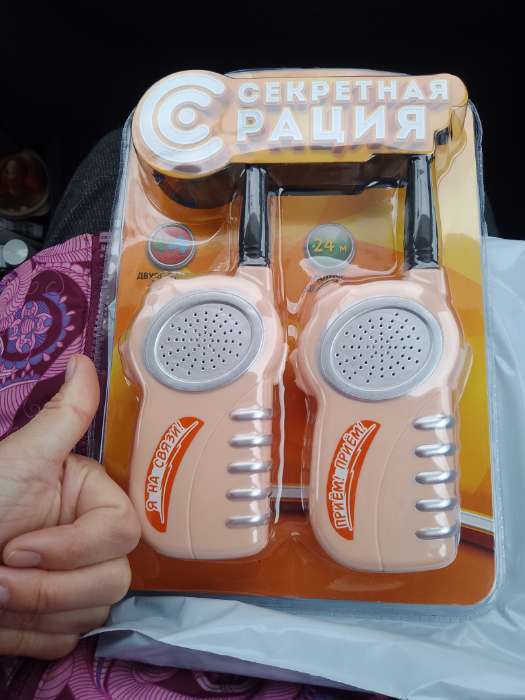 Фотография покупателя товара Набор раций «Отряд Альфа», работает от батареек - Фото 1