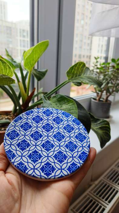 Фотография покупателя товара Подставка под горячее Дорого внимание «Акварель», 10.8 см - Фото 4