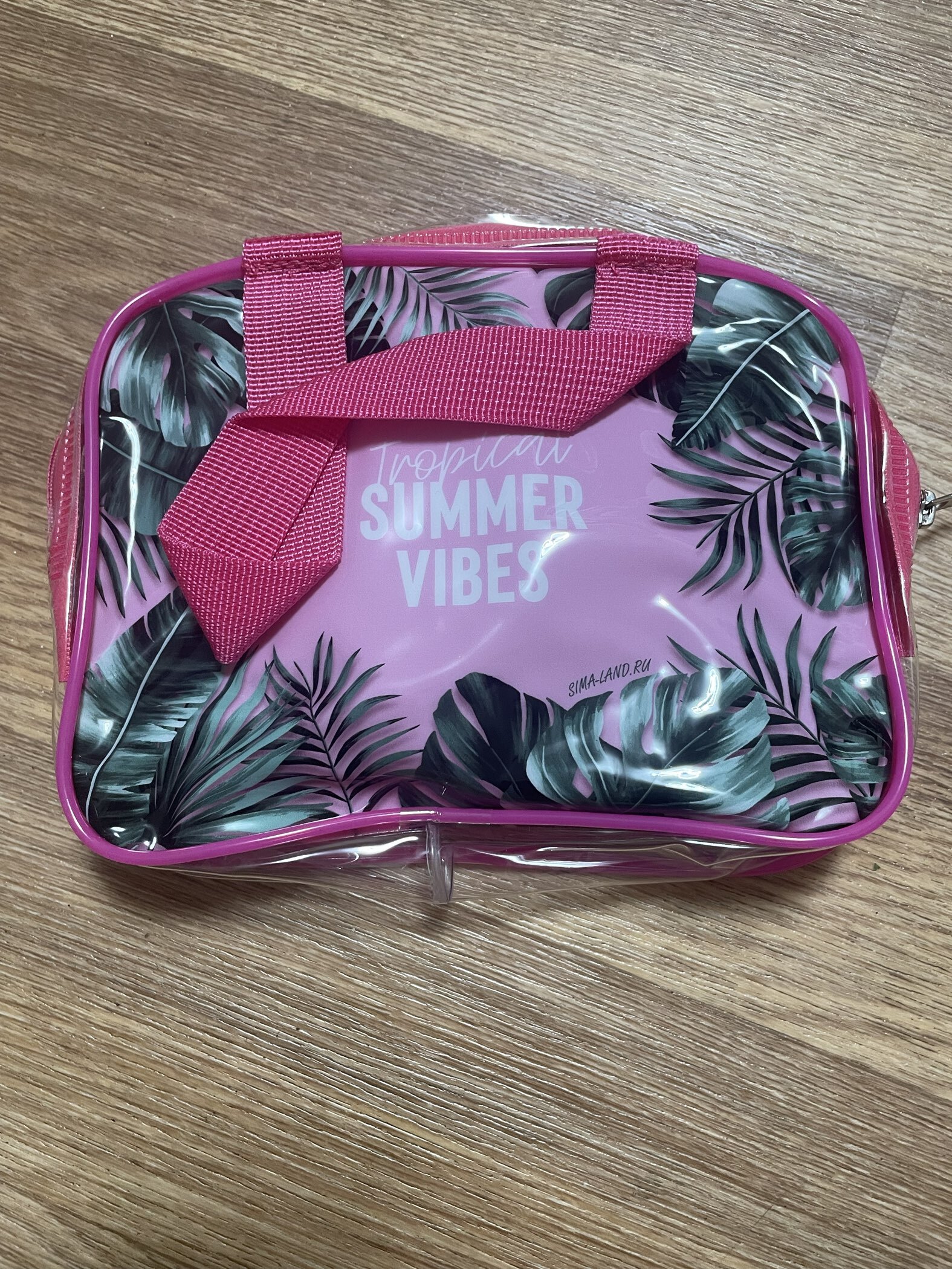 Фотография покупателя товара Сумка для купальника "Summer vibes", 18х15х4 см - Фото 2