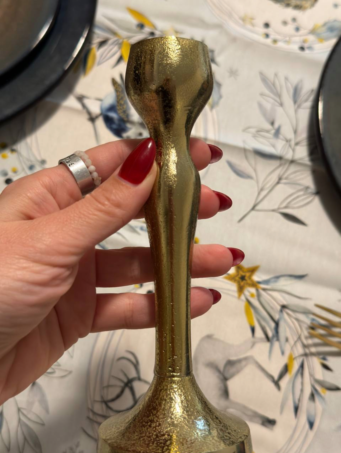 Фотография покупателя товара Подсвечник «Гарри», 16 см, алюминий - Фото 1