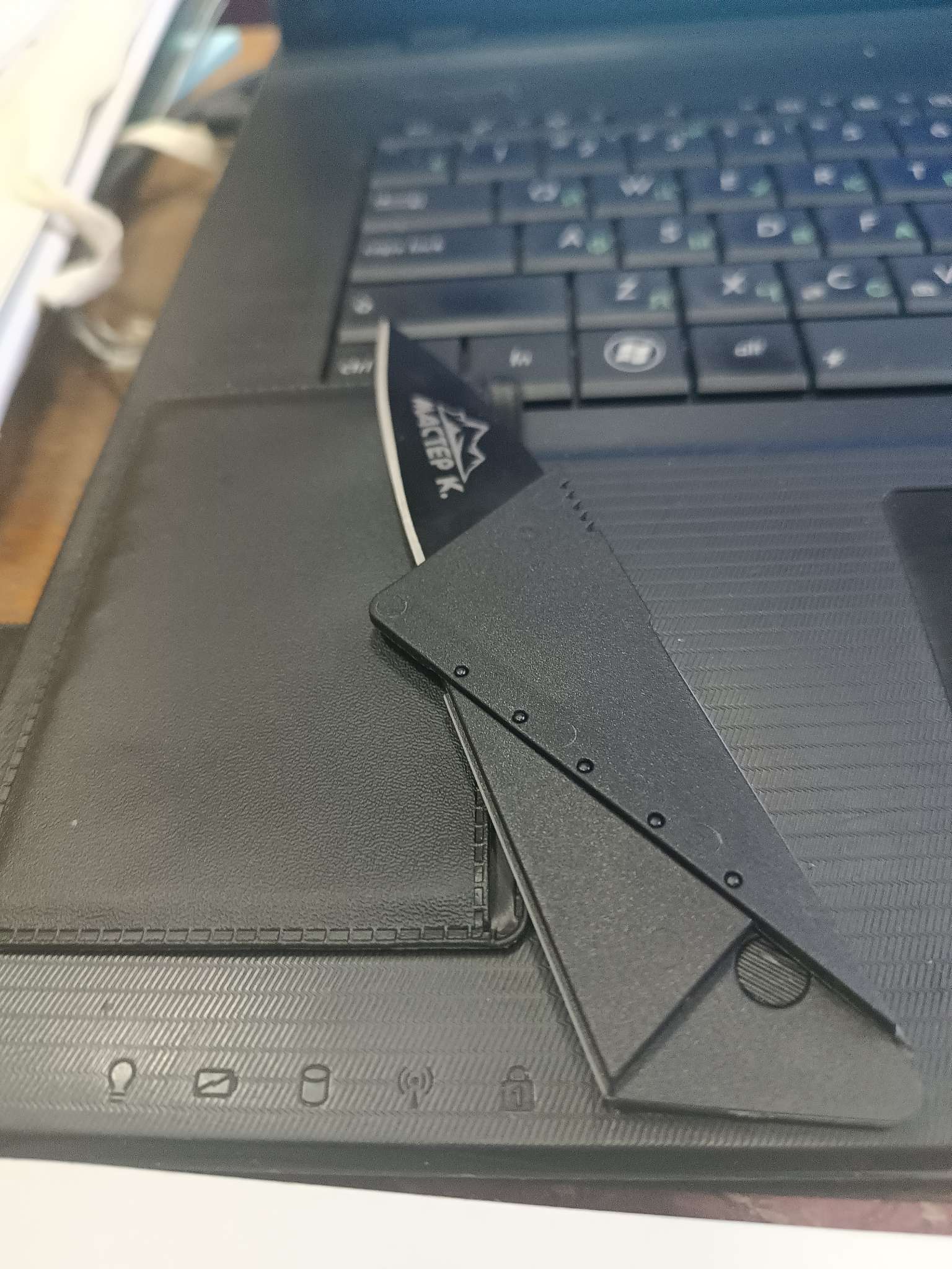 Фотография покупателя товара Нож перочинный «Визитка» 14 см, клинок 60 мм/1.7 мм - Фото 2