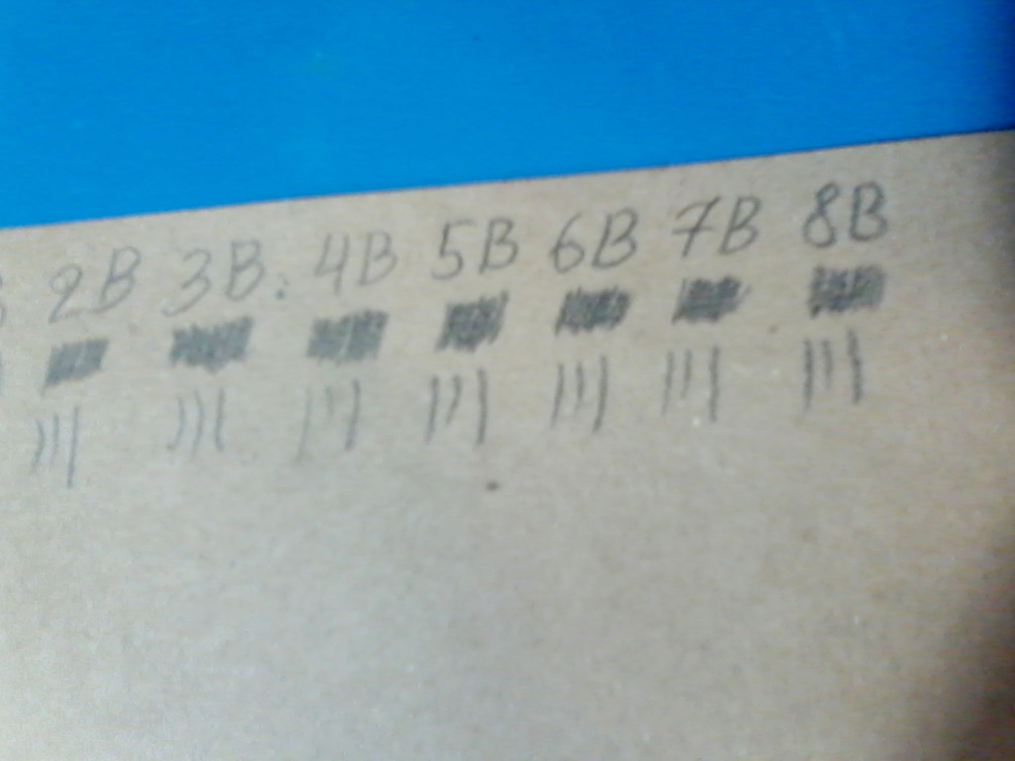 Фотография покупателя товара Набор карандашей чернографитных, 12 штук, твёрдость 2Н - 8В, гранённые, заточенные, в картонной коробке - Фото 9