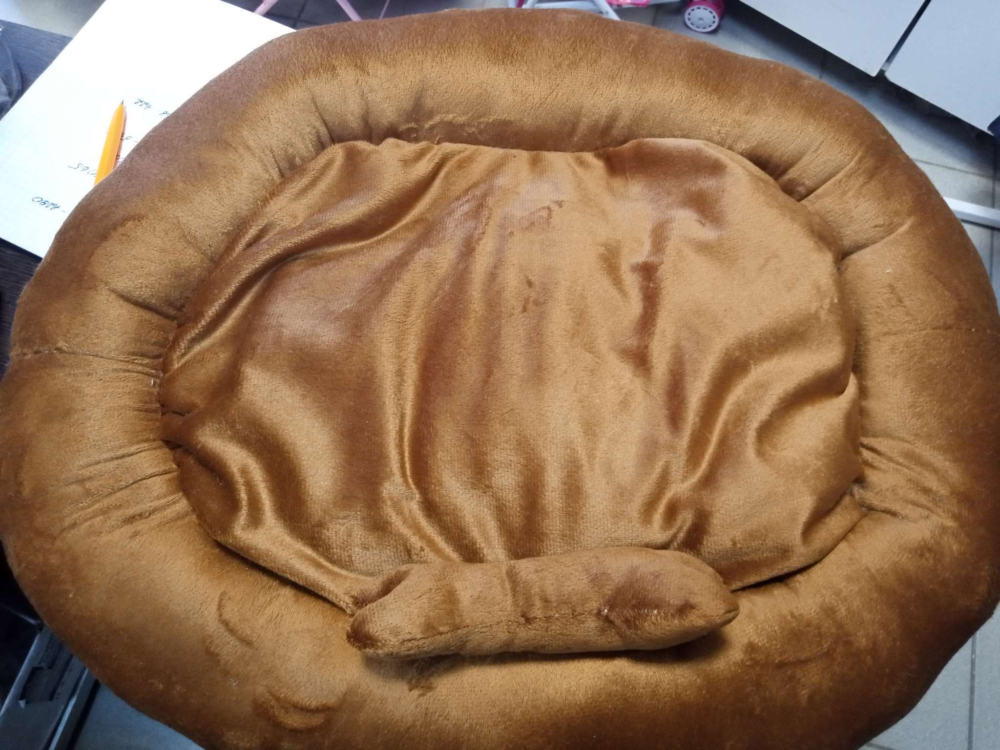 Фотография покупателя товара Лежанка с косточкой, 45х35х11 см, коричневая - Фото 8