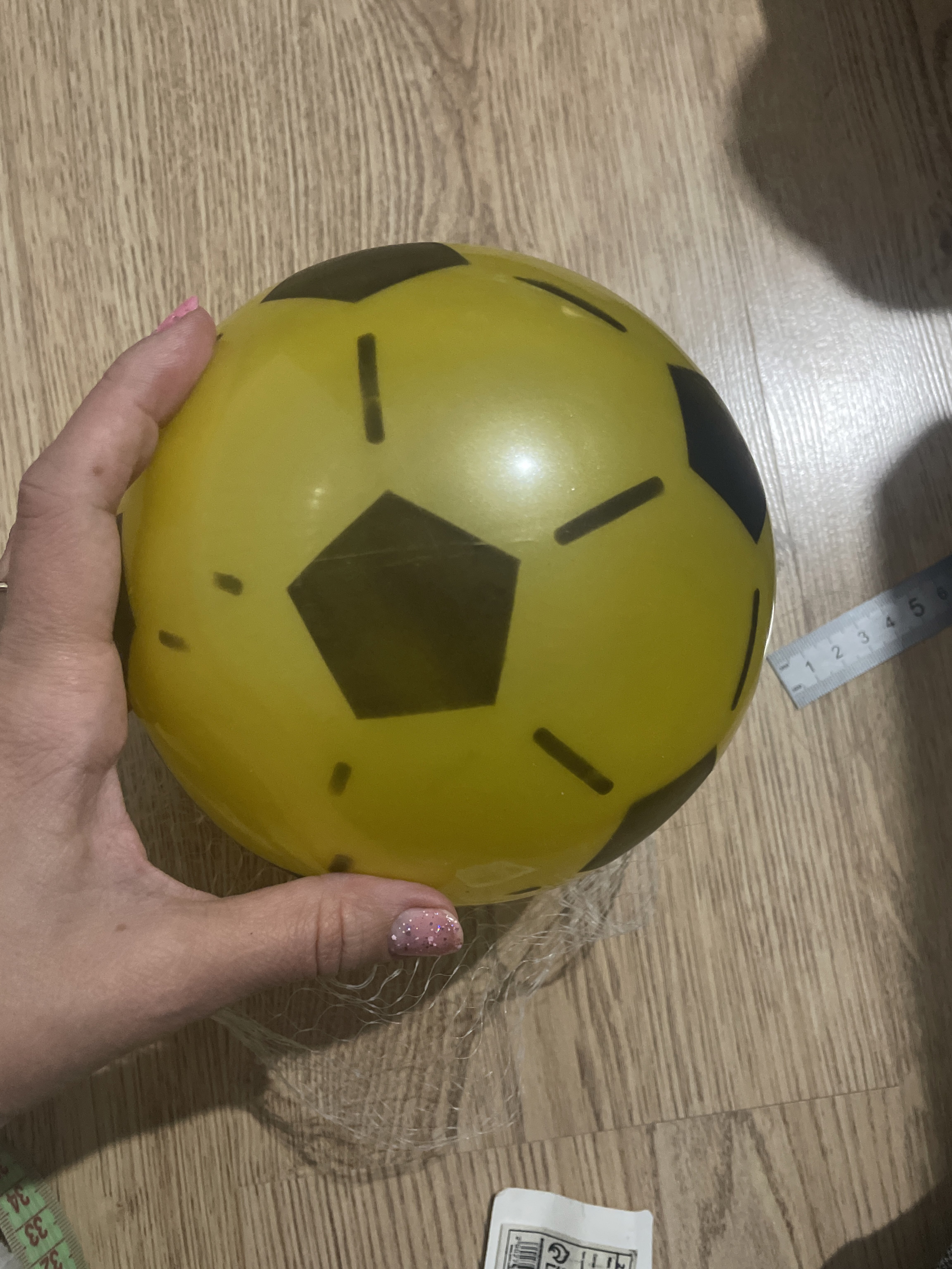 Фотография покупателя товара Мяч детский «Футбол», d=16 см, МИКС - Фото 1