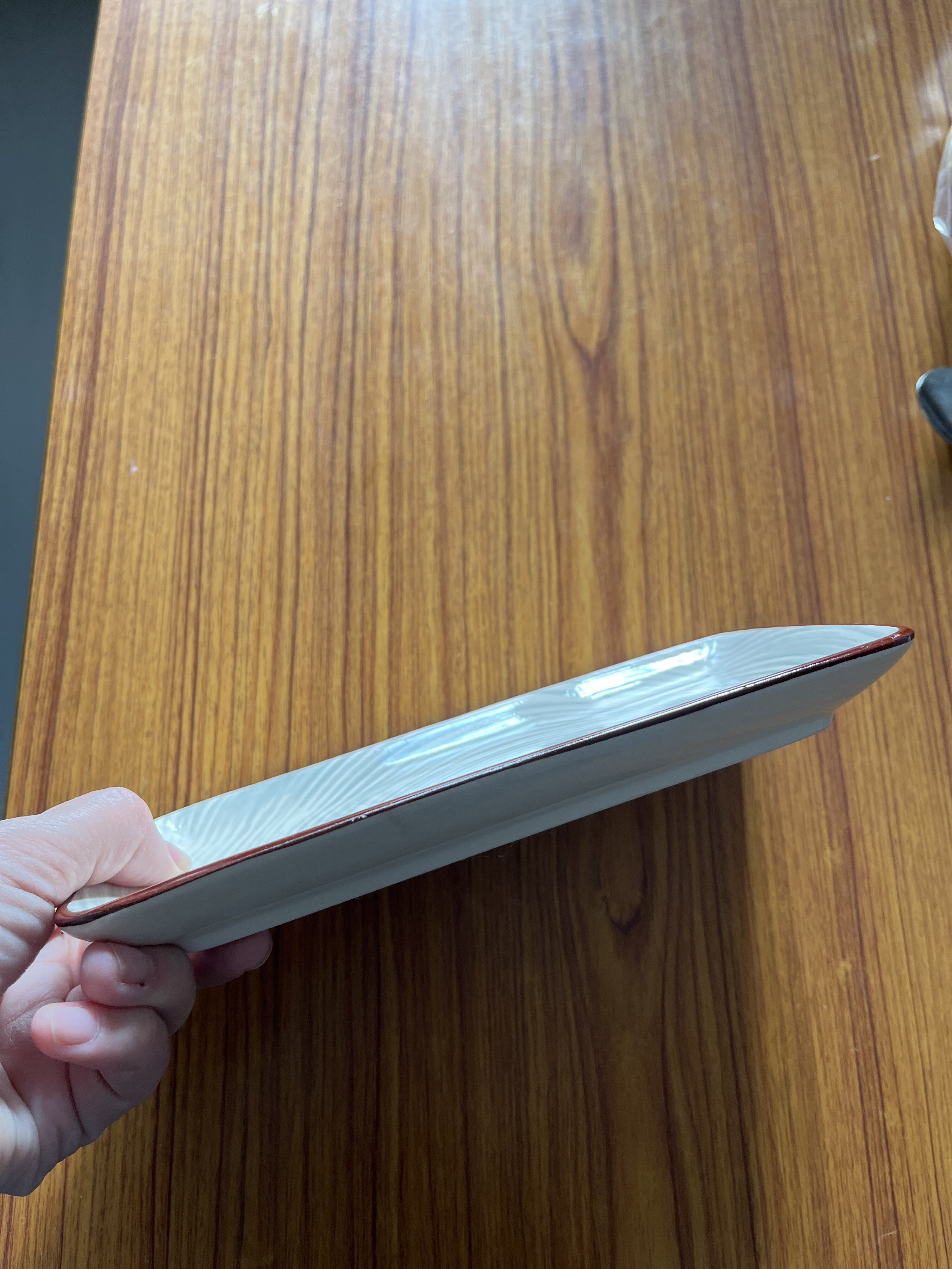 Фотография покупателя товара Блюдо Доляна «Искушение», 20×11×2 см, прямоугольное, керамика, серое - Фото 2