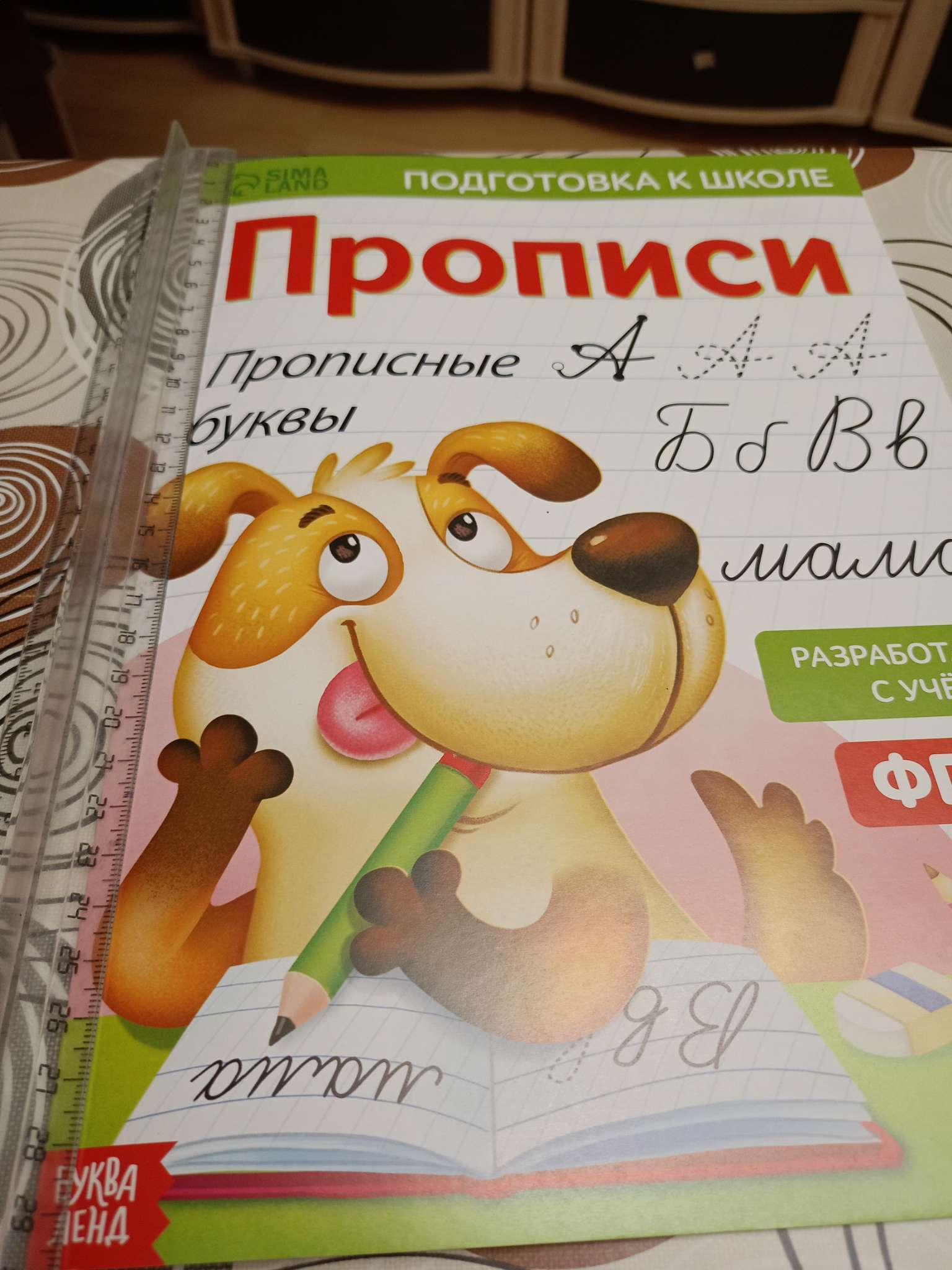 Фотография покупателя товара Прописи «Узоры по клеткам», 20 стр., формат А4 - Фото 5