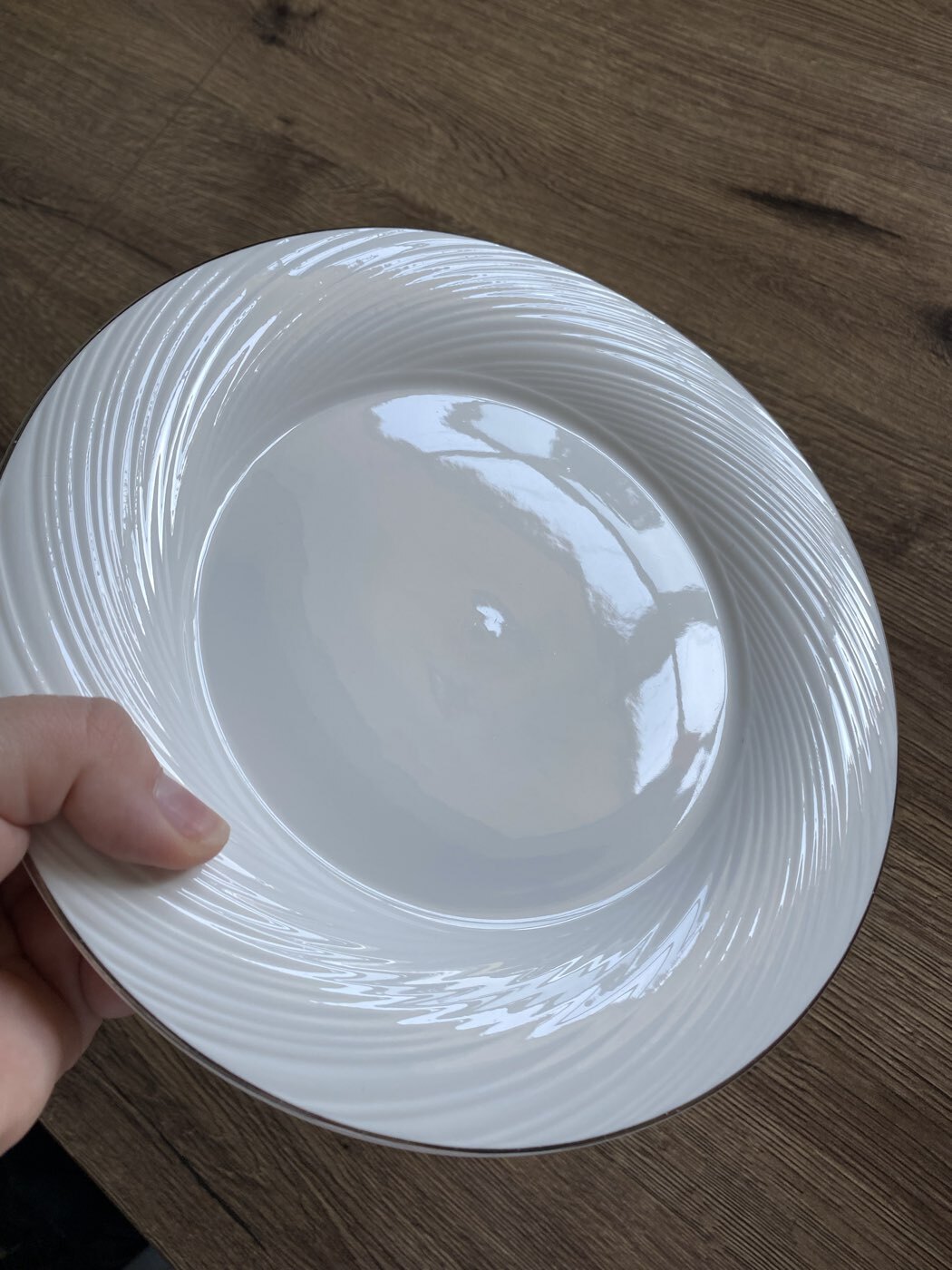 Фотография покупателя товара Тарелка пирожковая Magistro La Perle, d=16 см, утолщённый край, фарфор, белая - Фото 1