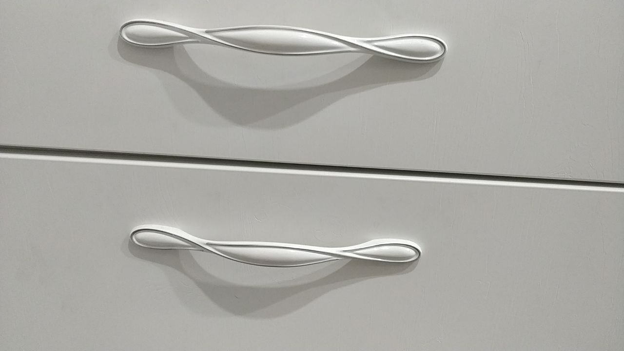 Фотография покупателя товара Ручка-скоба CAPPIO PC181BL, м/о 96 мм, цвет белый - Фото 1