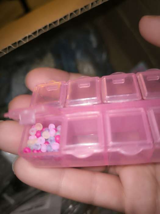 Фотография покупателя товара Бисер стекло 8/0 «Матовый полупрозрачный. Меланж голубой», 10 г - Фото 6