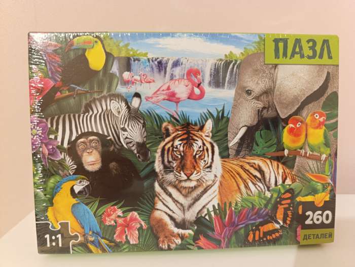 Фотография покупателя товара Пазл «Тропические животные», 260 элементов - Фото 2