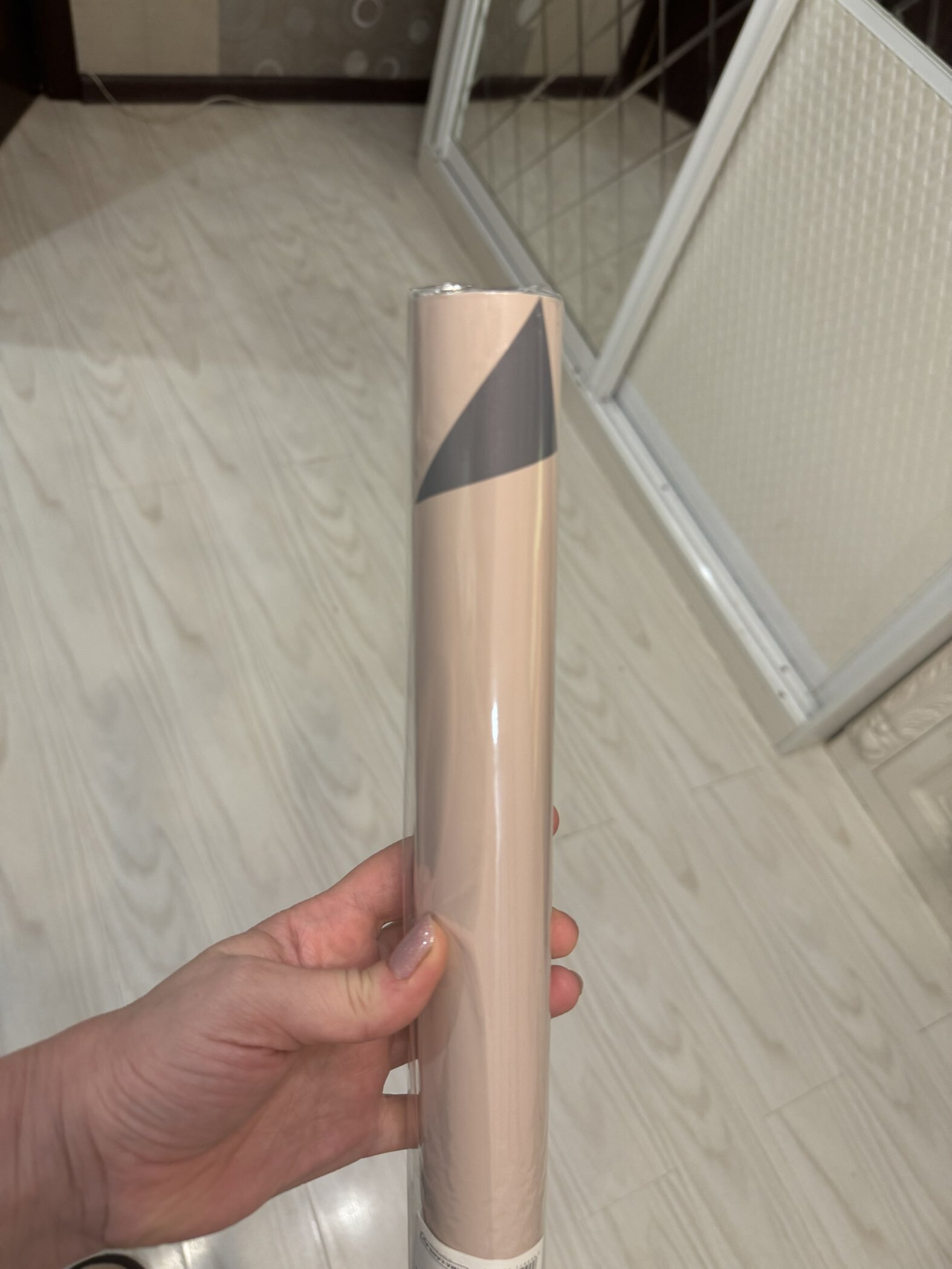 Фотография покупателя товара Плёнка матовая двухсторонняя 0.5×10 м, пастельная серия, 65 мкм, серый + чайная роза - Фото 25