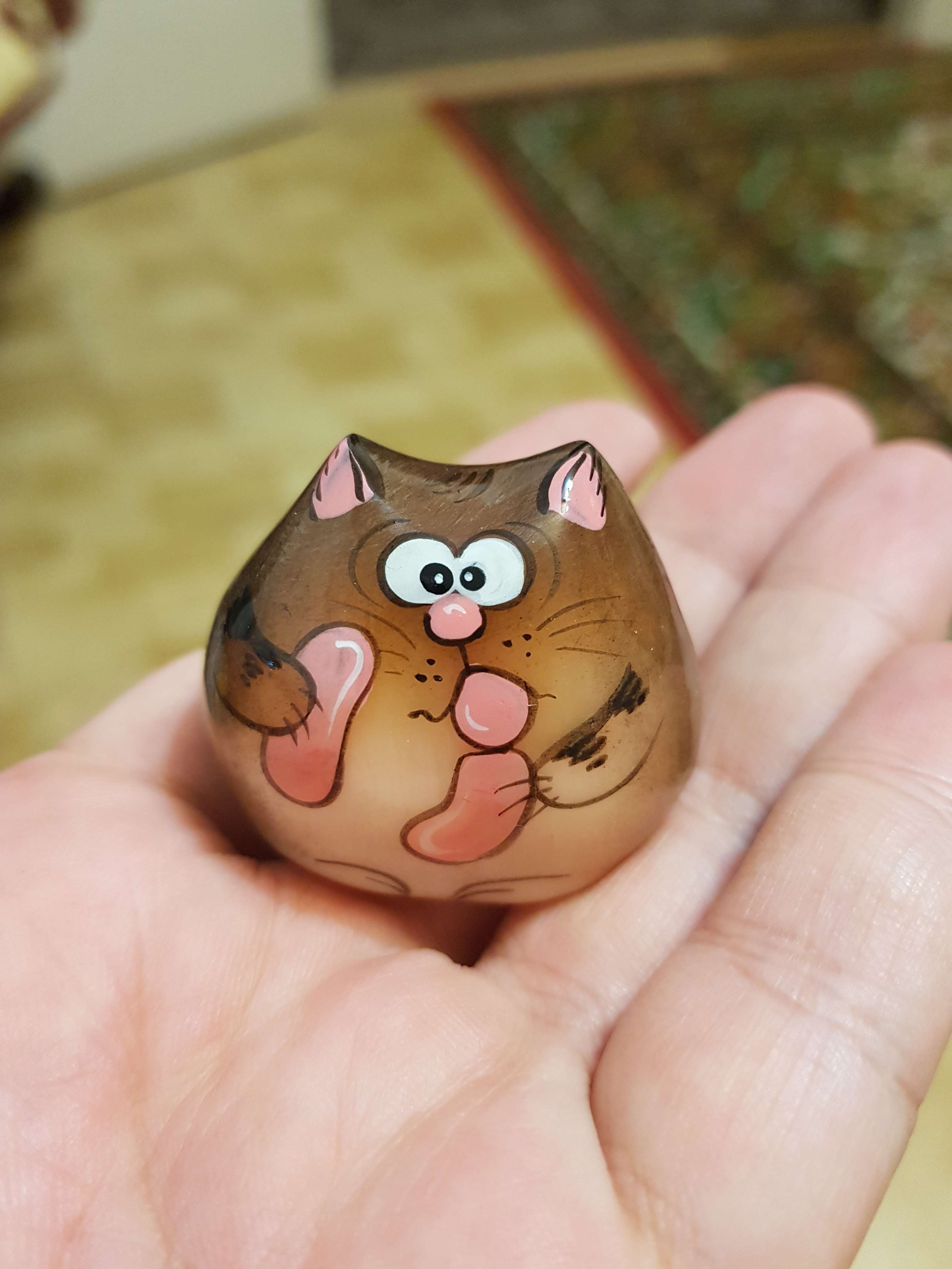 Фотография покупателя товара Сувенир «Котёнок Веня», 3,5×3 см, микс, селенит