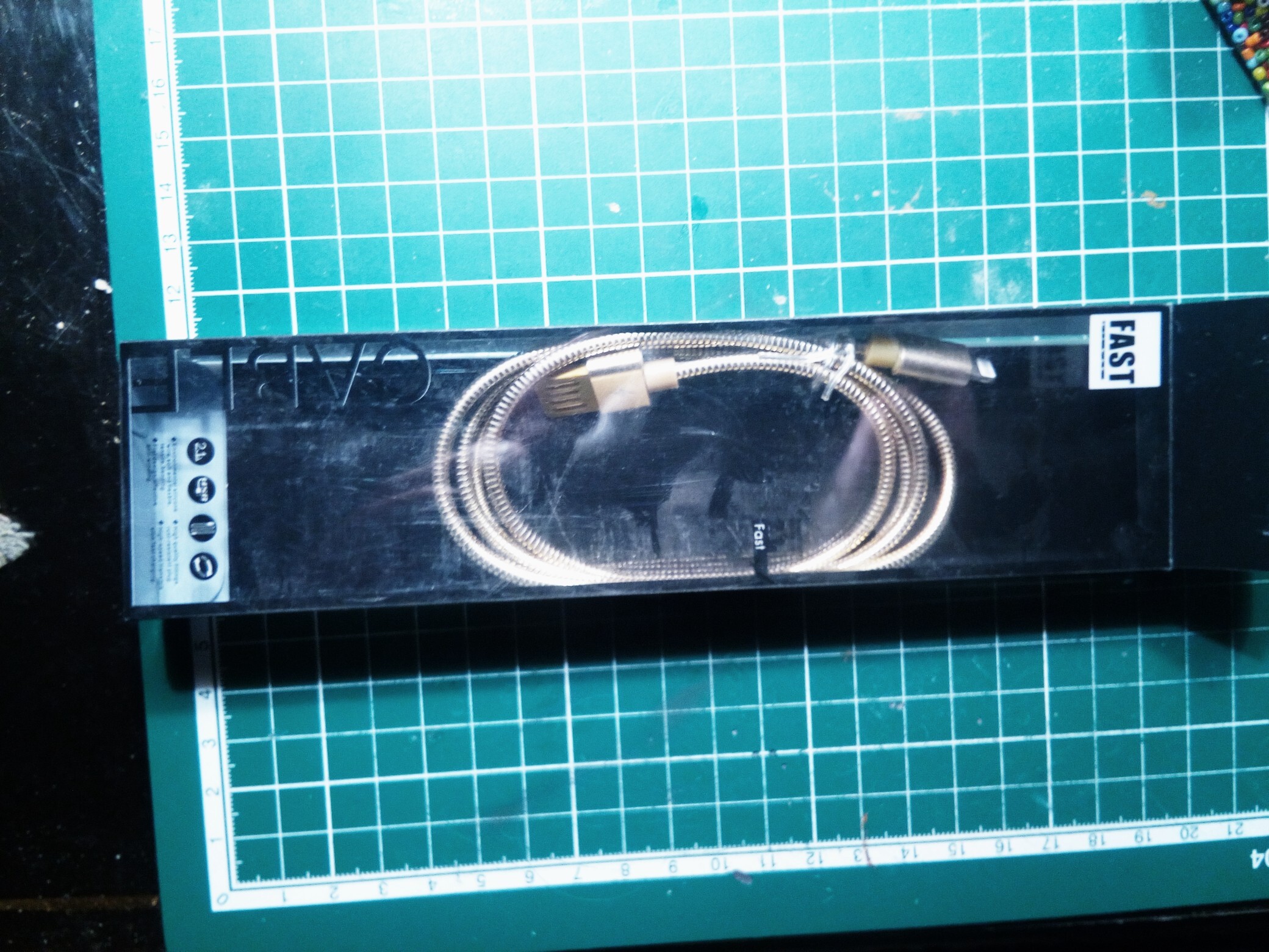 Фотография покупателя товара Кабель Lightning - USB, 2.1 А, металлическая оплётка, 1 м, серебристый - Фото 1